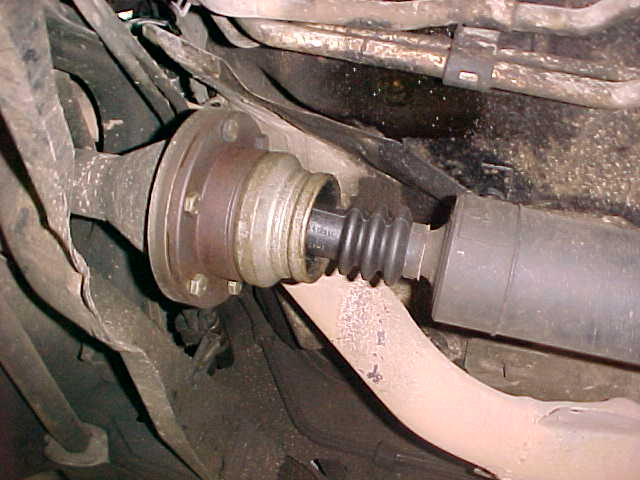 Chrysler Minivan Transmission Removal Replacement Awd Driveshaft Chrysler Calls It A Propeller Shaft S Basically The Same Idea As Front Axles With Enclosed U Joints This Is Boot Over